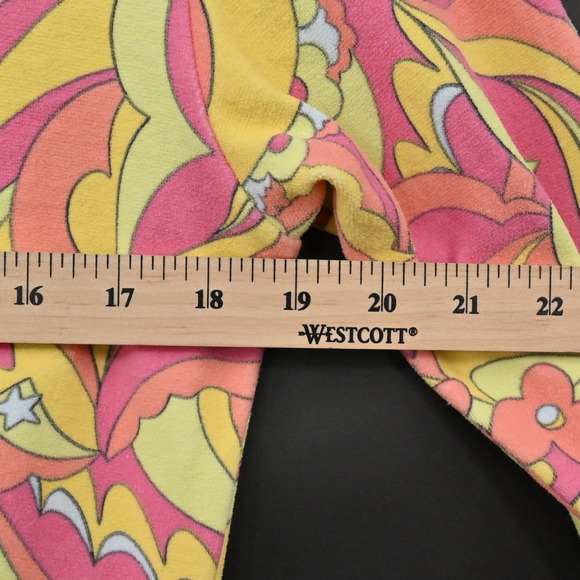 Frankies Bikinis Womens‎ Cheri Terry Cardigan Size S Psychedelic Print Cropped - Picture 3 of 11